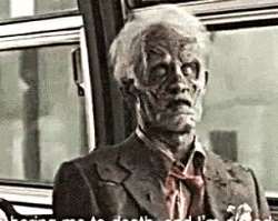 The actor also worked in a commercial promoting Starbust candy as a zombie.